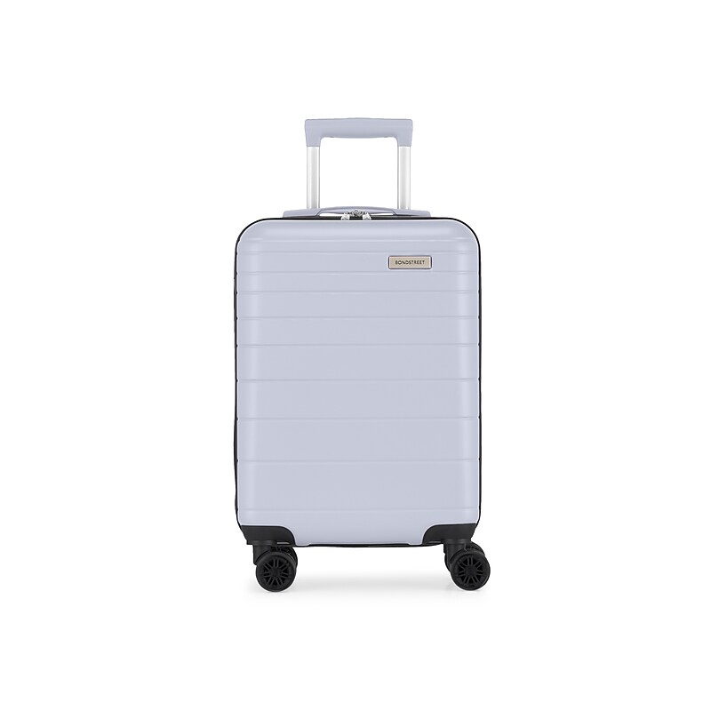 Bond Street Panoramic 21.5" Hardside Carry-On Suitcase, 8-Wheeled Spinner, TSA Checkpoint Friendly, Silver (HLG7520BS-SILVER) image 1