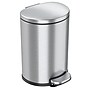 iTouchless SoftStep Semi-Round Stainless Steel Step Trash Can with Hinged Lid, 1.85 Gallon (IP02DSS)~#|#~4FDFB2BD-5D08-47B7-882D338D9B9FEB42_sc7