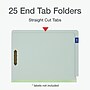 Pendaflex Recycled Heavy Duty Pressboard Classification Folder, 2" Expansion, Letter Size, Light Green, 25/Box (44715)~#|#~4FE05862-79D5-4E99-82F1A71327BF34DC_sc7
