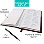 2027 Excello Brands 3.5" x 6" Weekly & Monthly Planner, Faux Leather Cover, Brown/Black (ORY27-PKPN36-BN)~#|#~4FE3164E-B7D1-4E54-90CF478E725D44EC_sc7