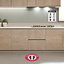 Avery Surface Safe "Prevent Germs from Spreading" Preprinted Wall Decals, 7" x 10", White/Black, 5/Pack (83174)~#|#~4FE3E619-6108-47D2-BB52054FCC55E7D9_sc7