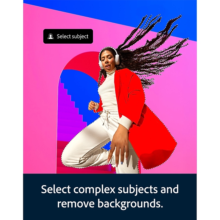 Adobe Photoshop for Windows/macOS, 1 User, 1 Year Subscription