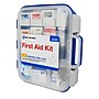 First Aid Only ReadyCare Plastic First Aid Kit with Medication, ANSI 2021 Class A, 50 People, 238 Pieces, Clear/Blue (90698)~#|#~4FEA3510-6EAE-48B7-80165A7DDB6766F9_sc7