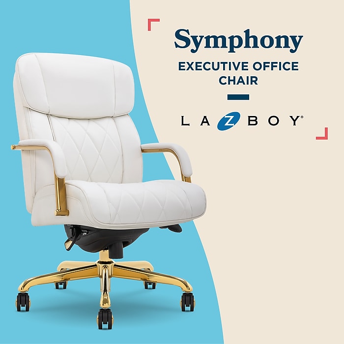 La-Z-Boy Symphony Ergonomic Bonded Leather Swivel Executive Chair