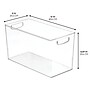iDesign Large Plastic Storage Bin with Handles, Clear (9237)~#|#~4FEDF25B-C47A-4208-AB7C0B0D5AF5CB46_sc7