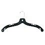 Nahanco 19" Plastic Heavy Weight Dress Hanger, Black, 100/Carton (2900)~#|#~4FF3F788-E4D9-471E-8BD6D7CA9C6EFCF5_sc7