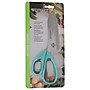 Westcott Kitchen Line 9" Titanium Kitchen Pizza Scissors, Pointed Tip, Teal (00825)~#|#~4FF4633F-EA2A-4703-B62B073867E747E5_sc7
