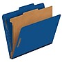 Pendaflex Pressboard Classification Folder, 1-Divider, 1 3/4" Expansion, Letter Size, Dark Blue, 10/Box (23732P)~#|#~4FF549BE-3D07-4230-BA0B4054B8101AB1_sc7