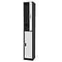 AdirOffice 72"H 2-Tier Black/White Storage Locker (ADI629-202-B-W-DL)~#|#~4FF5C0B6-317D-4603-B205B9D713FB51B2_sc7