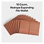 Smead Redrope Expanding Wallets, 5.25" Expansion, Legal Size, Brown, 10/Box (71111)~#|#~sp39612859_sc7