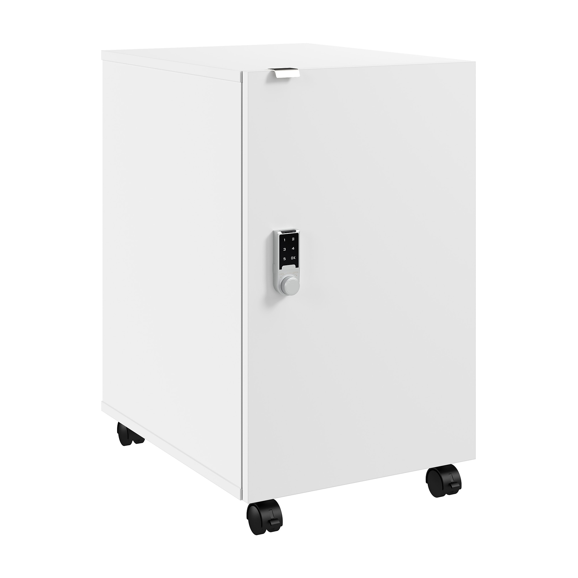 Bush Business Furniture Assure 26″H Storage Cabinet, White (AUS116WHSU) Sansujyuku sansujyuku.com