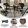 Flash Furniture Madelyn Folding Table, 33.5" x 33.5", Black (JB2)~#|#~50014495-F8F0-476F-8B3BFC5B7AB03444_sc7