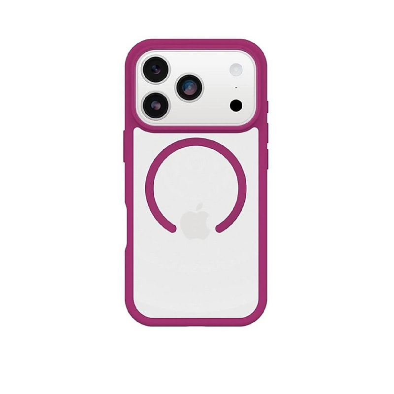 OtterBox React MagSafe Phone Case for Apple iPhone 17 Pro, Shock Absorbing, Rose Pink (77-98634) image 1