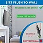 Mount-It! Motorized Fireplace TV Mount with Recessed Base, Fits 42" to 80" TVs, Holds 110 lbs., Black (MI-302)~#|#~500B7844-ADE4-4362-9E0E4A2B70B264AE_sc7