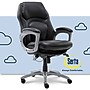 Serta Back in Motion Bonded Leather Executive Chair, Smooth Black (43521OSS)~#|#~5013DD21-4F67-40CC-A4CDEE6BD8637E76_sc7