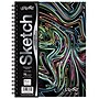 uCreate Neon Abstract 12" x 9" Wire Bound Sketch Book, 75 Sheets/Book, 2/Bundle (PAC38035-2)~#|#~5014FB1D-FFDF-4077-8CF9CAC249DE56A6_sc7