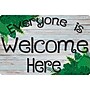 Ashley Smart Poly Commercial Floor Mat, 15.5" x 23.5", Wood Everyone is Welcome Here, 2/Bundle (ASH91510-2)~#|#~50152317-108D-42AF-898431153690C07D_sc7