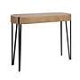 Storied Home Astoria Wooden Console Table, Natural/Black (EC1425)~#|#~5015C58E-4FF0-4BBA-A193DB09A6E0B985_sc7