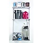 Triton Products Storability Wall Mount Shelving Unit with 3 Steel Wire Shelves (1799-WHT)~#|#~50193AE6-347A-46AC-974181928A10562F_sc7