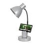 Simple Designs Sleek Essentials LED Desk Lamp, 16.22", Silver (LD1076-SLV)~#|#~501E3A55-FD9E-42C9-B4F9119A3B4F659F_sc7