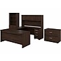 Bush Business Furniture Studio C 72"W U Shaped Desk with Hutch, Bookcase and File Cabinets, Black Walnut (STC001BWSU)~#|#~501E6E0E-723A-441A-8CD1725E50E24809_sc7