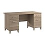 Bush Home Somerset 60"W Office Computer Desk with Drawers, Ash Gray (WC81628K)~#|#~502321E4-5A3D-4A39-B888718DFA2D1439_sc7