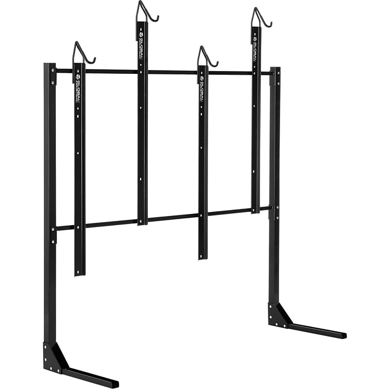 Global Industrial Indoor Vertical Bike Rack, 4 Bike Capacity, Black (670514) image 1