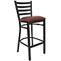 Flash Furniture Metal Back Vinyl Restaurant Barstool, Burgundy (XUDG697BBARBRV)~#|#~50286DD3-CA8A-4B72-86339CC5BE8471B1_sc7