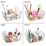 iDESIGN Medium Plastic Storage Bin, Clear, 2/Pack (29316M2)~#|#~5028963F-295C-472B-A0937C8BE9D3C260_sc7