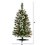 Nearly Natural Frosted Swiss Pine Artificial Christmas Tree, 3' (T1625)~#|#~502C8DD6-5EBA-4012-8202216D19702038_sc7