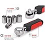 Apollo Tools 13-Piece 0.25" Drive Metric Socket Set, Red/Black (DT5023)~#|#~50319066-C939-415B-8AFE5EA254A4A7BC_sc7