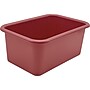 Teacher Created Resources Small Plastic Storage Bin, 11.38" x 7.75" x 5", Deep Rose, 6/Bundle (TCR20981-6)~#|#~50322B57-5D01-4C88-9C6AD197CC962200_sc7