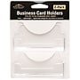 Excello Global Products Business Card Holder, Clear, 2/Pack (BCH- 2PK)~#|#~5032EE04-A794-4DEA-AE37900A360D048D_sc7