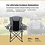 Arrowhead Outdoor Quad 6-Can Armrest Outdoor Chair, Granite Gray (TSRTKKS0316U)~#|#~50354684-9134-4490-90E209647C0D526A_sc7