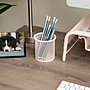 Mind Reader 3-Compartment Metal Pen Holder, Pink (CLIPMESH3-PNK)~#|#~50361424-9FB8-41A3-BDF7E7E9384966AC_sc7