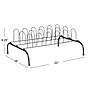 Household Essentials Metal Wire Shoe Rack, 9-Pairs (HE1109)~#|#~503EF990-3247-4381-94FAB7F11F7CF9F6_sc7