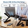 Uncaged Ergonomics WorkEZ Cool 16" Laptop Cooling Stand with 2 Fans, 3 USB Ports, Black (WECB)~#|#~5040A488-4F9C-4AE6-BE94C0811D739B62_sc7