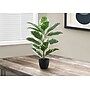 Monarch Specialties Inc. 27" Artificial Rubber Plant in Pot (I 9572)~#|#~504167E1-F1F4-430B-9FE4F4AF4C7E7F32_sc7
