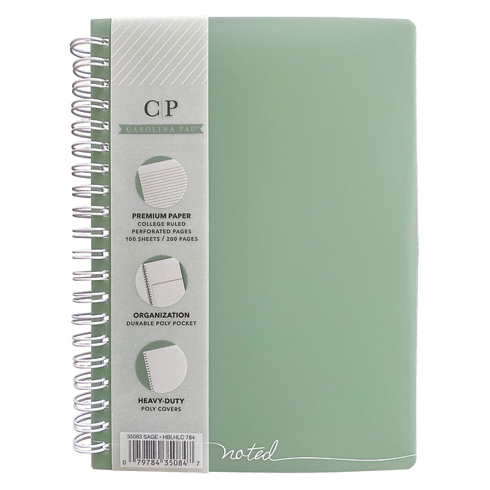 Carolina Pad Noted Premium 1-Subject Professional Notebooks