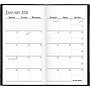 2026 AT-A-GLANCE Fine Diary 3" x 6" Calendar Year Weekly & Monthly Planner, Faux Leather Cover, Black (72-02-05-26)~#|#~50529F1F-EB10-4B0E-B798C1ECAEB393B7_sc7