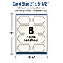 Avery Geo Business Cards, Matte Ivory, 400/Pack (19479399023)~#|#~50532298-A800-45F4-BD261369312D0F35_sc7