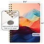 2025-2026 Global Printed Products Mountain Majesty 8.5" x 11" Academic Weekly & Monthly Planner, Paper Cover~#|#~50568271-C596-4692-92D68F6BE66D629A_sc7