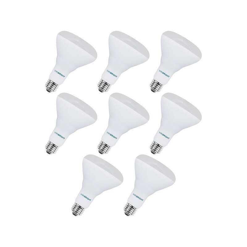 Viribright 8.5-Watts Warm White LED Floodlight Bulb, 8/Box (654694-8) image 1