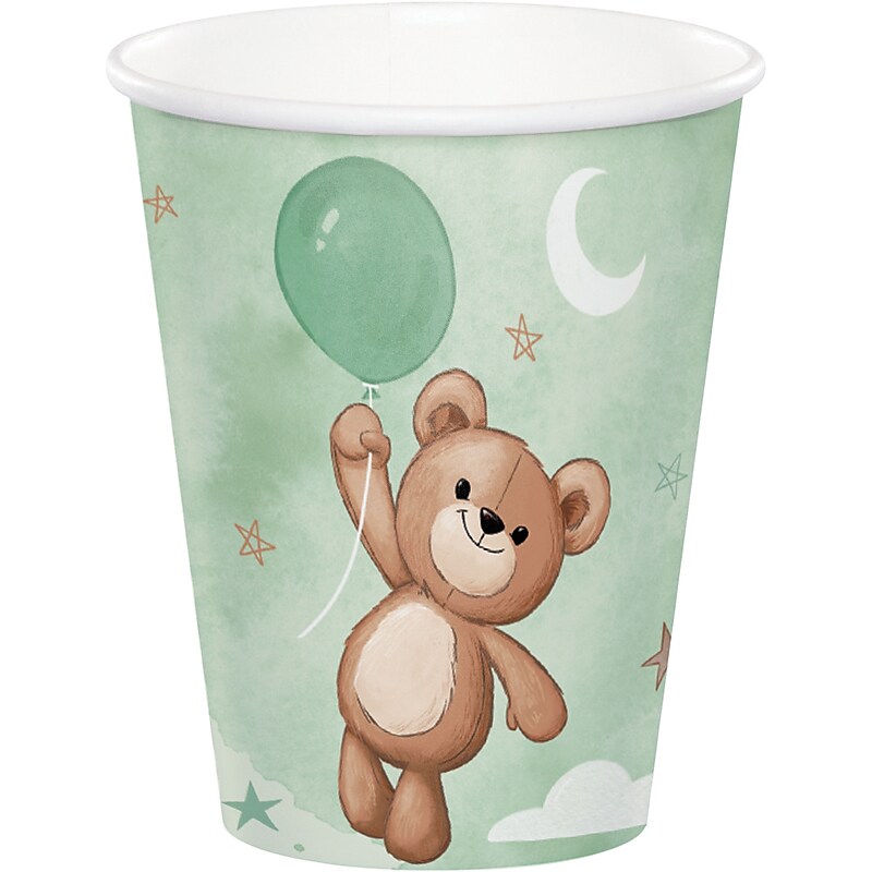 Creative Converting Teddy Bear Paper Cups, 96/Pack (368268) image 1