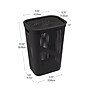 Mind Reader 15.85-Gallon Slim Laundry Hamper with Lid, Plastic, Black (HBIN60-BLK)~#|#~505D7E8E-3AA4-4448-8E9EDFC16B20B2A6_sc7