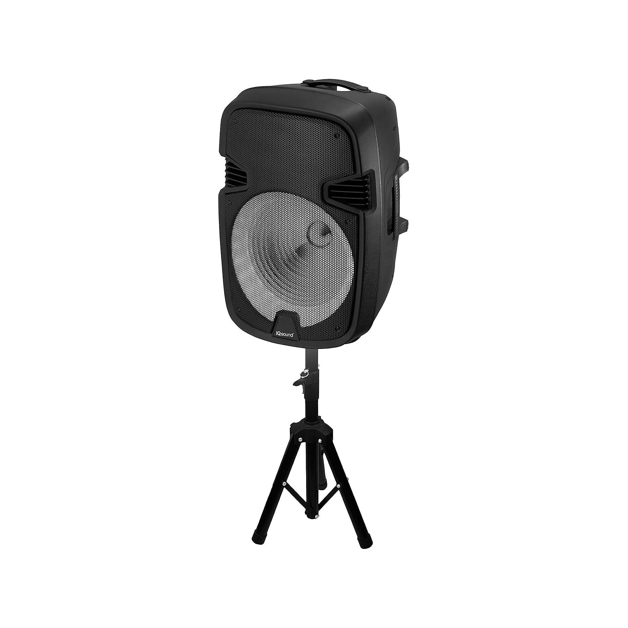IQ Sound 15” Portable Bluetooth Speaker with TWS, Black, (IQ-5715DJBT) Sansujyuku sansujyuku.com