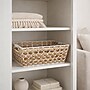 Simplify Natural Paper Rope Shelf Tote with Handles, Beige/White (25753-ST)~#|#~505DD521-0E82-4F03-B4BD0DBC7AD83D64_sc7