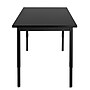 National Public Seating SLT Series 30"W x 72"D Height Adjustable Utility Table, Black (SLT3-3072C)~#|#~505EBC9A-41B7-4897-B746B670804F3F89_sc7
