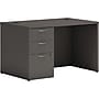 HON Mod 48"W Single-Pedestal Desk, Slate Teak (HLPLDS4830BBFLS1)~#|#~50608149-C130-4BB4-B786F37040FDB979_sc7