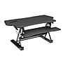 Mount-It! 48"W Rectangular Adjustable Metal Standing Desk Converter, Black (MI-7925)~#|#~506FB7AA-7375-4965-927EF040521FCDCE_sc7